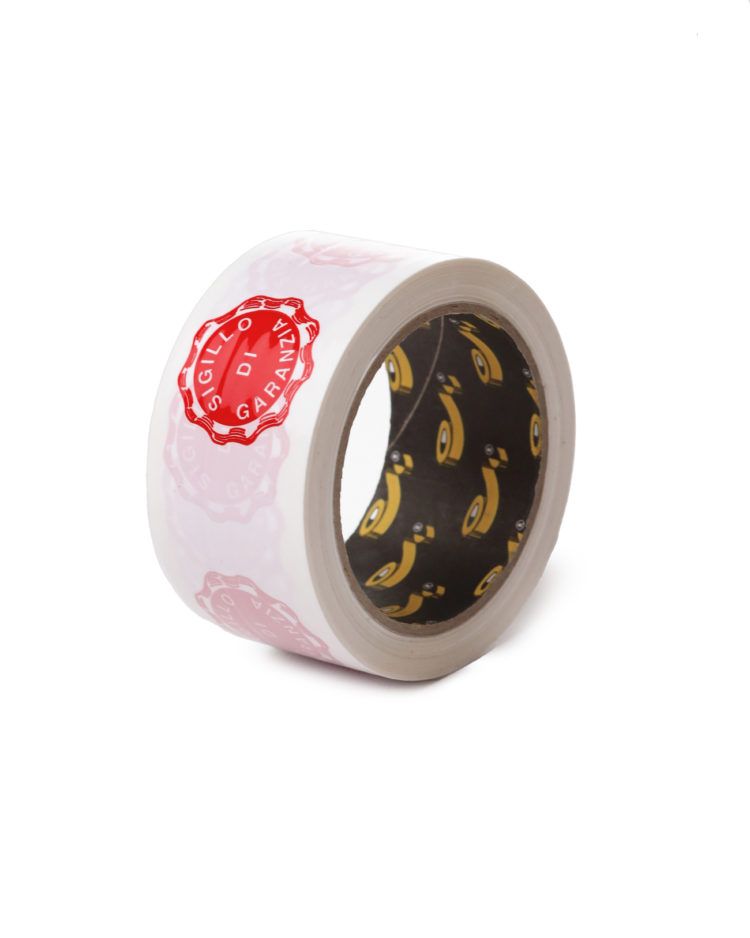 36 ROTOLI NASTRO ADESIVO CON STAMPA SIGILLO DI GARANZIA 48mmX66M 45
